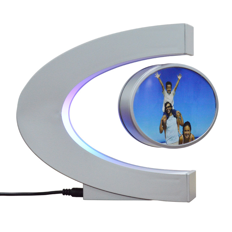 C-shaped Maglev Photo Frame