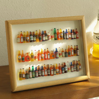 Diy Homemade Creative Small Wine Bottle Decoration Photo Frame