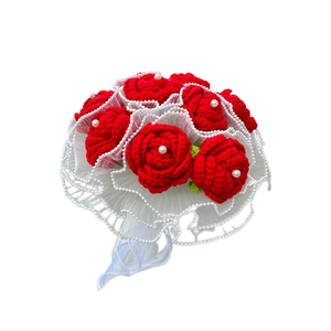 Hand Knitted Bouquet Valentine's Day Gift