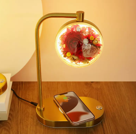 Forever Flower Bedroom Night Light Wireless Charging
