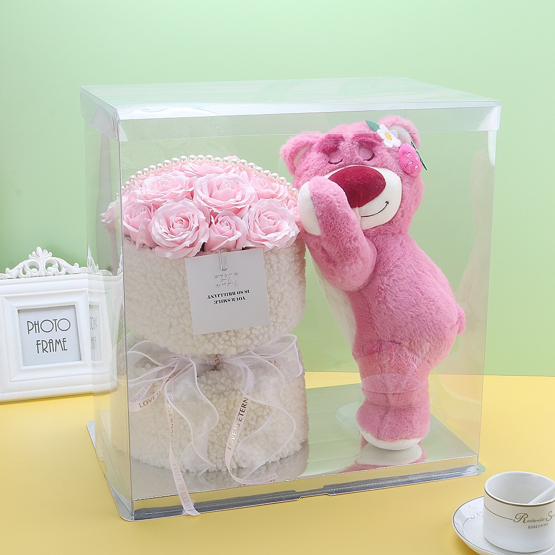 Strawberry Bears Forever Bouquet