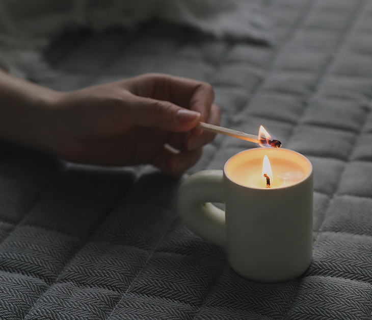 Sachet Cup Botanical Scented Candle