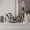 Dachshund Dog Figurine/silver