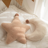 Cream Style Star Throw Pillow