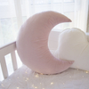 Love Moon Shape Throw Pillow