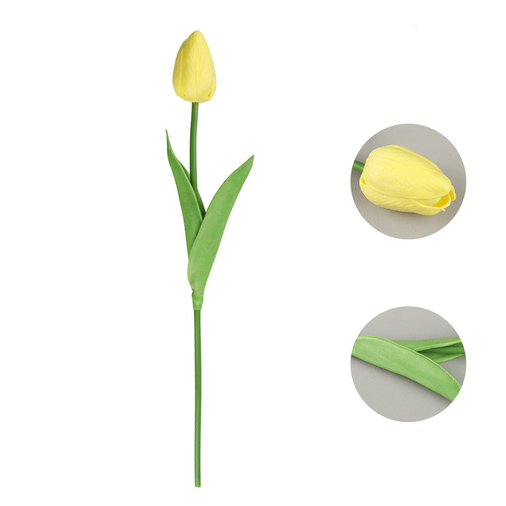 Artificial Tulips Flowers Fake Flower Decoration for Home Wedding 