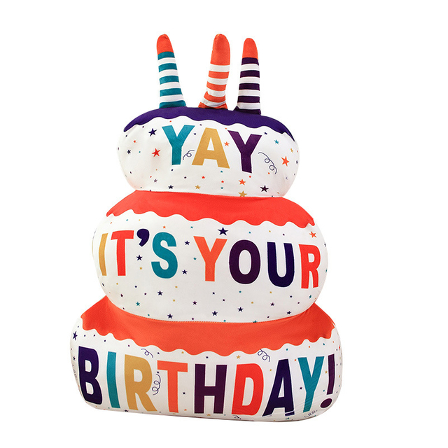 Birthday Cake Throw Pillows