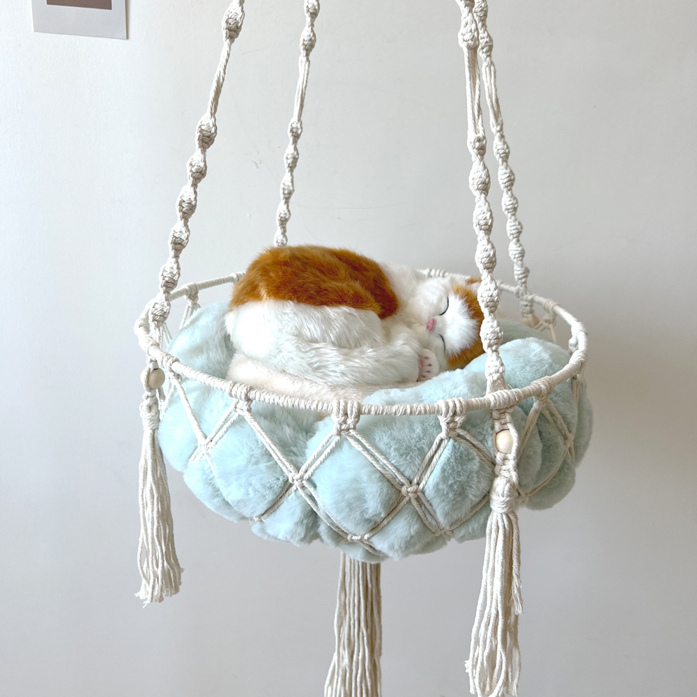 Bohemian Style Pet Hammock Wall Decor