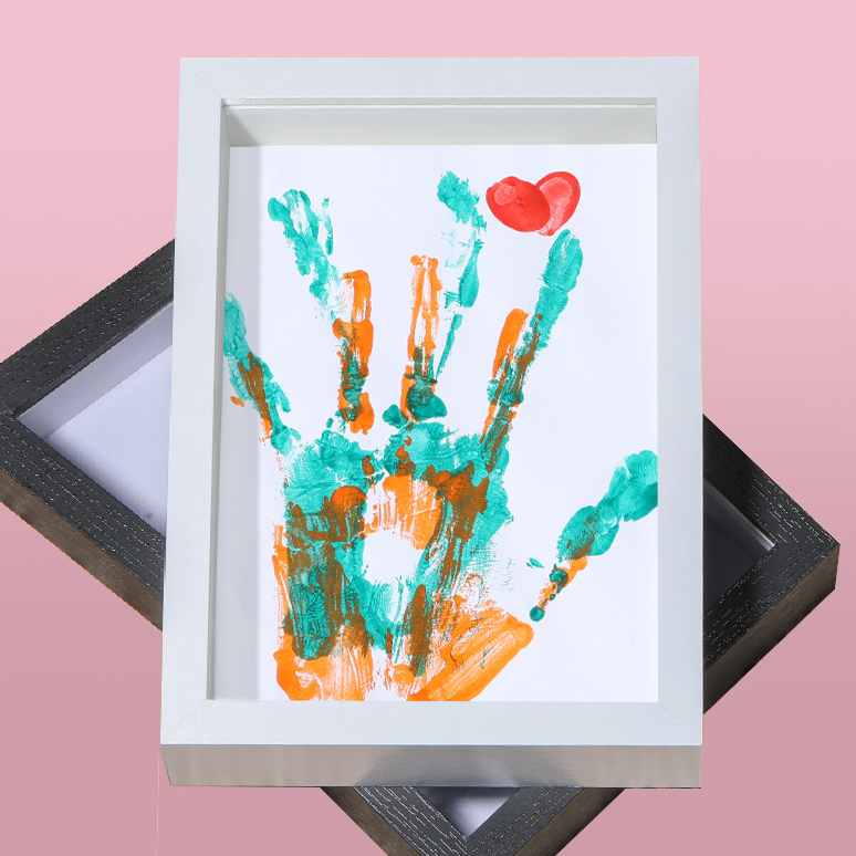 Valentine's Day Gift DIY Couple Hand Print Photo Frame