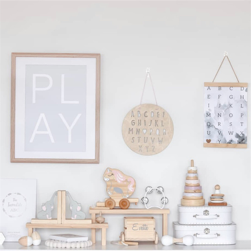 Monogram Wood Chip Wall Decor