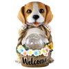 Garden Dog Figurines Outdoor Decorations Solar Dog Lights