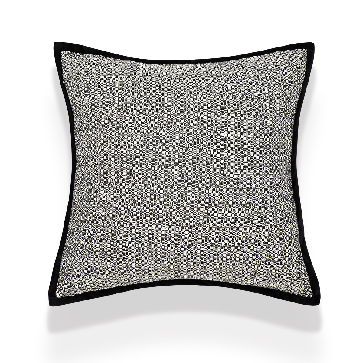 Black Modern Style Throw Pillow