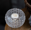 Table Setting Romantic Dinner Crystal Candle Holder