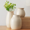 Rustic White Vases for Decor