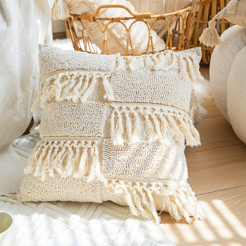 Handmade Tassel Throw Pillows
