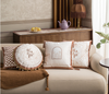 Plain Coloured Tassel Pillow