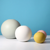 Ceramic Flower Ball Shape Vase Handmade Modern Home Decor