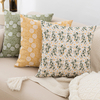 Little Daisy Embroidered Throw Pillow
