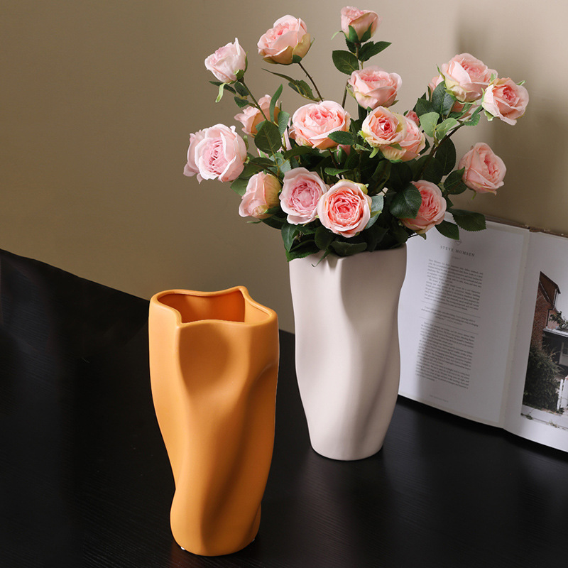 Water Ripples Morandi Ceramic Vase