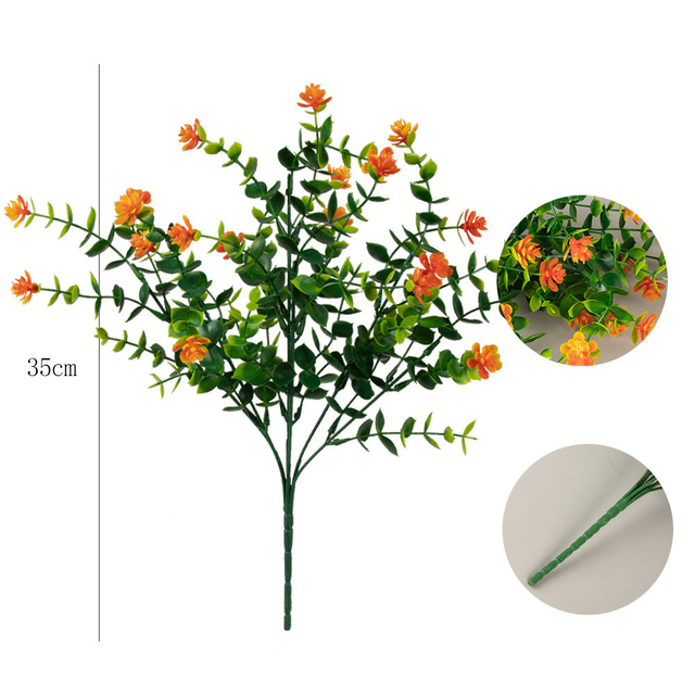 Artificial Eucalyptus Flower Fake Plants for DIY Wedding Bouquet