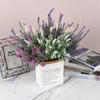 Artificial Lavender Flowers Fake Artificial Plants Outdoor Indoor Decor 