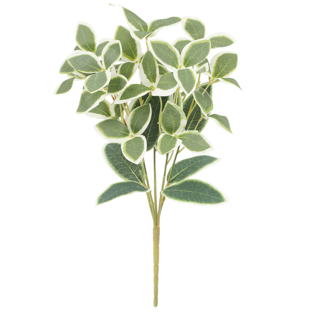 Artificial Gardenia Leaf Fake Plants Real Touch Greenery Stems