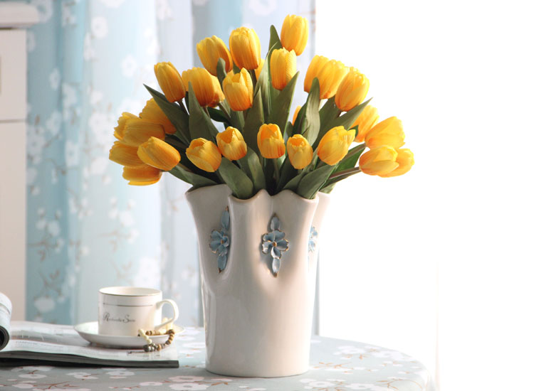 Ceramic Flower Shaped Vase