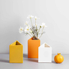 Unique Triangles Decorative Vase for Centerpiece Home Decor
