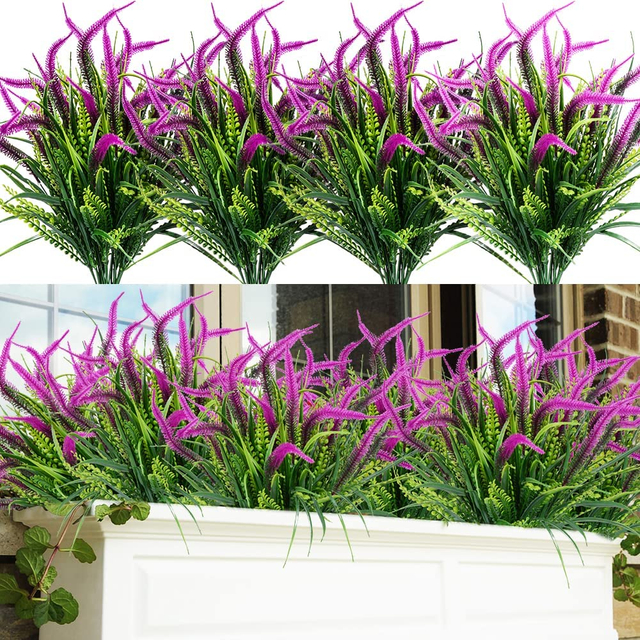 Artificial Flowers Bouquet Rose Garden Outdoor Decor