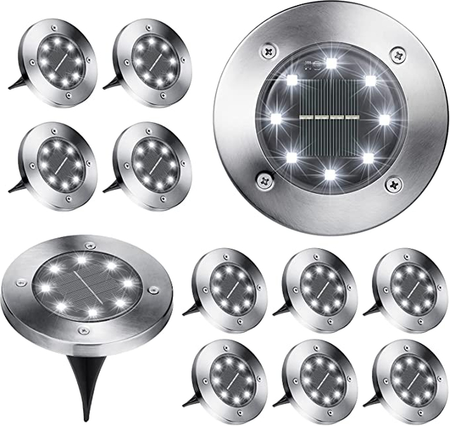 Solar Ground Lights Waterproof In-Ground Lights
