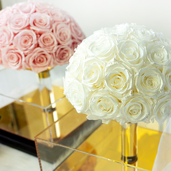 Acrylic bridal bouquet Eternal flower