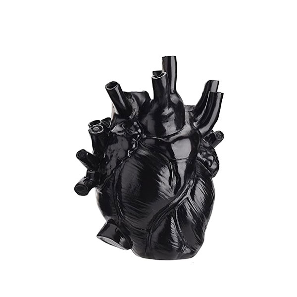 Anatomical Heart Vase Resin Flower Pot