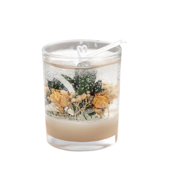 Aromatherapy Dried Flower Candle Decoration