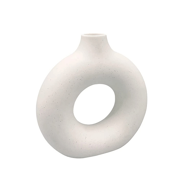 Simple Modern Speckled Ceramic Vase