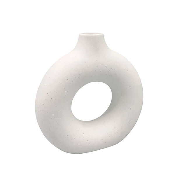 Simple Modern Speckled Ceramic Vase