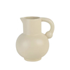 Modern Ceramic Cream-yellow Handle Vase