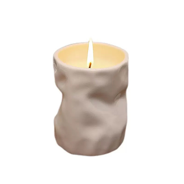 Hand-kneaded Shaped Ceramic Scented Candle