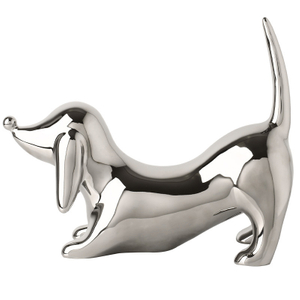 Dachshund Dog Figurine/silver