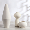 Ceramic White Modern Flower Vases Home Decorations