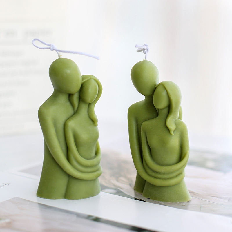 Romantic Wedding Hug Candle Decoration