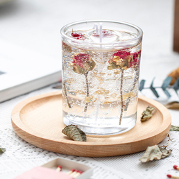 Aromatherapy Dried Flower Candle Decoration