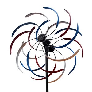 Multi-Color Large Wind Spinner Outdoor Garden Decoration