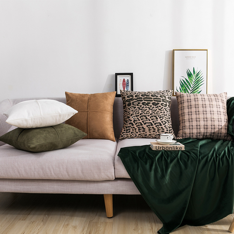 Leopard Print Throw Pillows