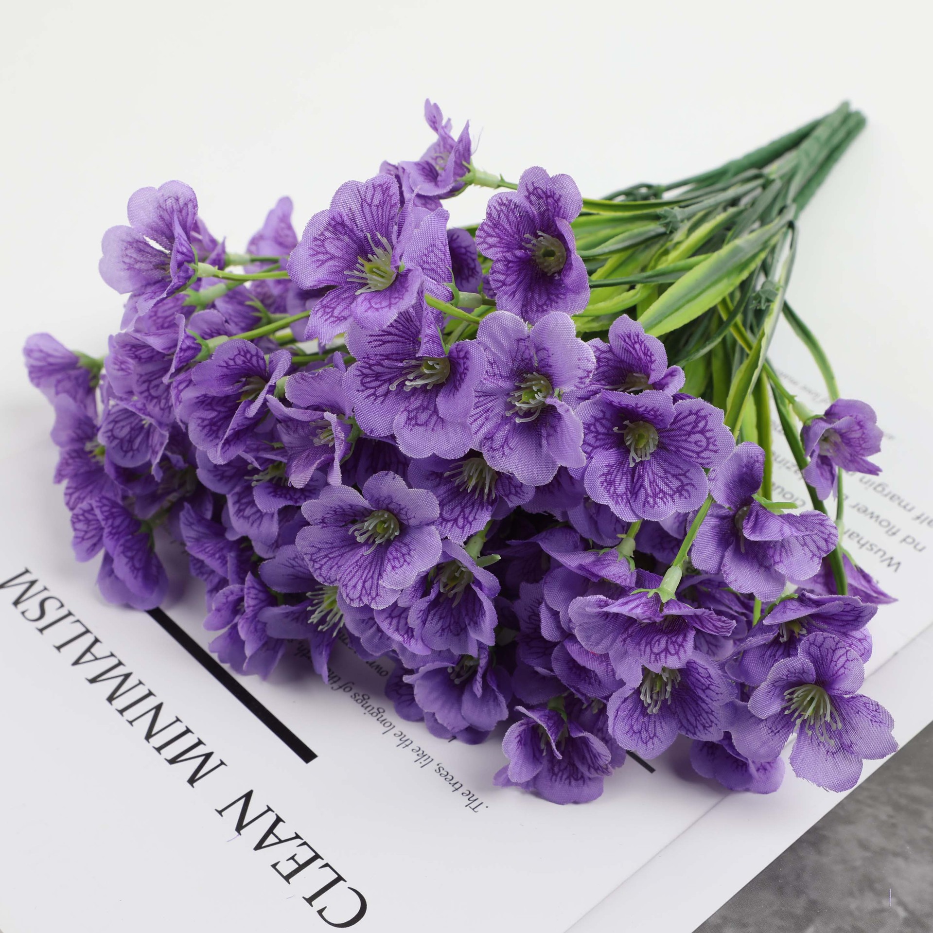 Artificial Violets Fake Flowers Wedding Room Party Decoration