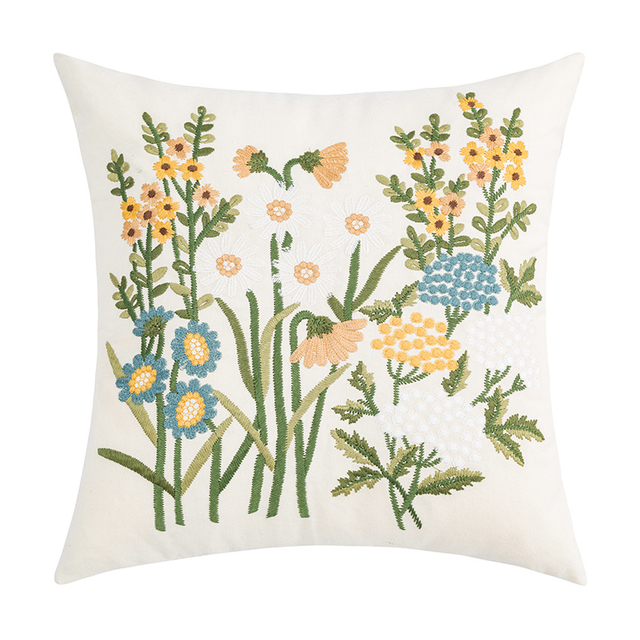 Countryside Canvas Throw Pillow