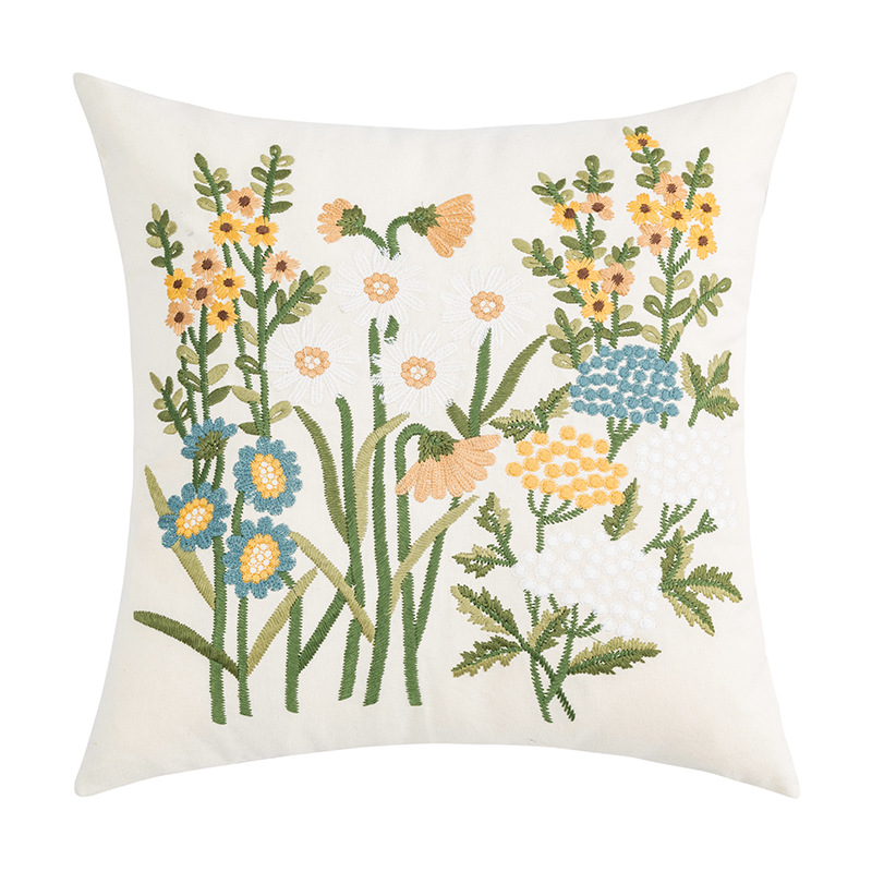 Countryside Canvas Throw Pillow