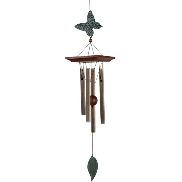 Butterfly Wind Chimes Outdoor Memorial Gift for Garden Decor