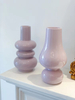 French Milk Purple Ceramic Vase