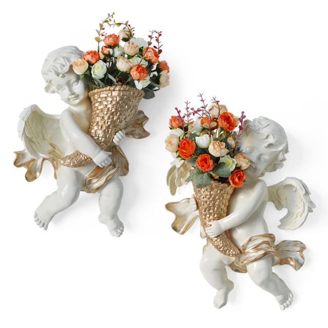 Angel Pot stereo wall decor