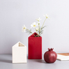 Unique Triangles Decorative Vase for Centerpiece Home Decor